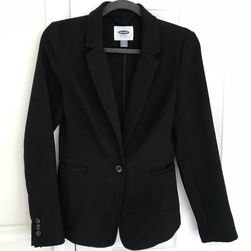 Knit blazer